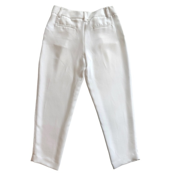 Alice + Olivia High Rise Pleated Pants Size 10 Clean Girl Aesthetic Minimalist - Picture 8 of 8